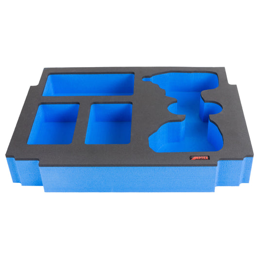 Schaumeinlage für Makita Akku- Schlagschrauber DTD 152 für MakPac Gr. 1-3.