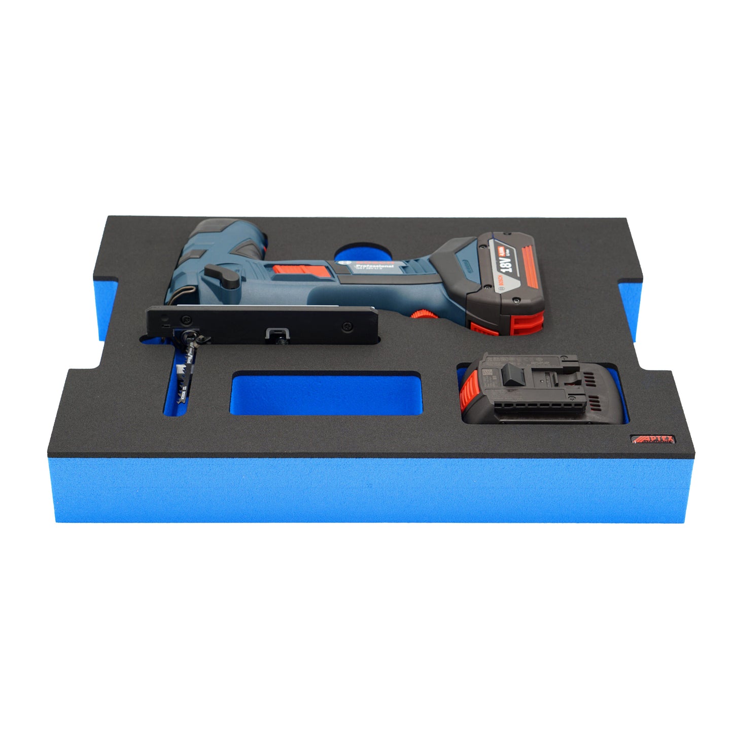 Schaumeinlage für Bosch Professional Akku-Stichsäge GST 18V-Li S für neue Bosch L-Boxx 136.