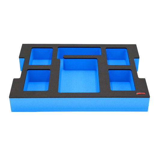 Schaumeinlage für Bosch Ladegerät GAL 18V-160C und 4x Akkus 18V ProCore 5.5Ah, 8.0Ah für neue Bosch L-Boxx 136.