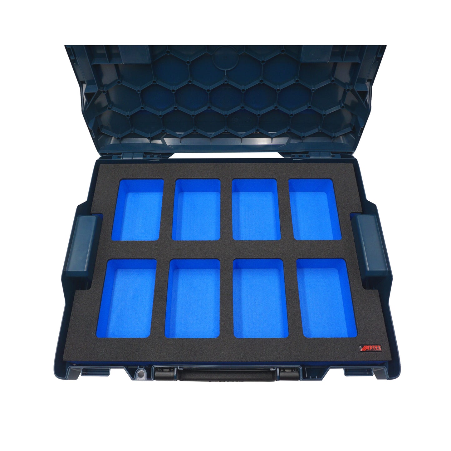 Schaumeinlage für 8x Bosch Akkus 18V GBA (kein ProCore) für neue Bosch L-Boxx 102 und 136.
