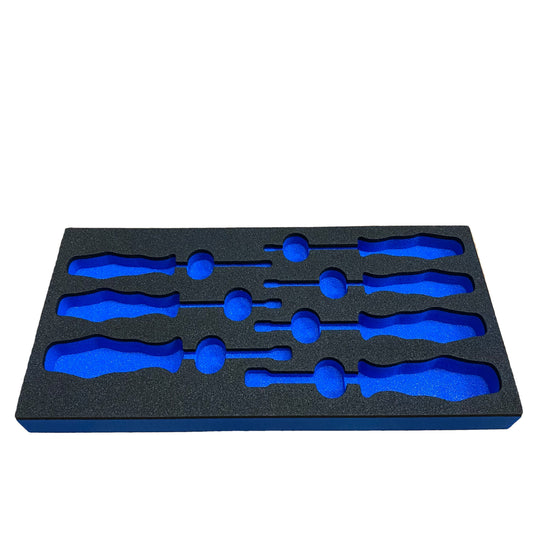 Schaumeinlage für Wera Schraubendreher Steckschlüsselsatz 395/HO7 - 7 teilig - APTEX