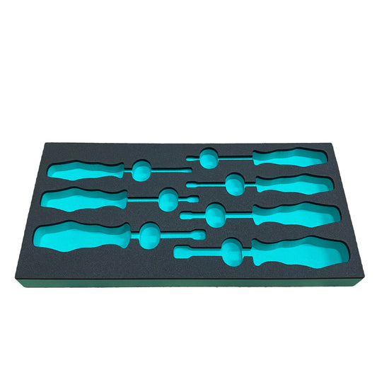 Schaumeinlage für Wera Schraubendreher Steckschlüsselsatz 395/HO7 - 7 teilig - APTEX