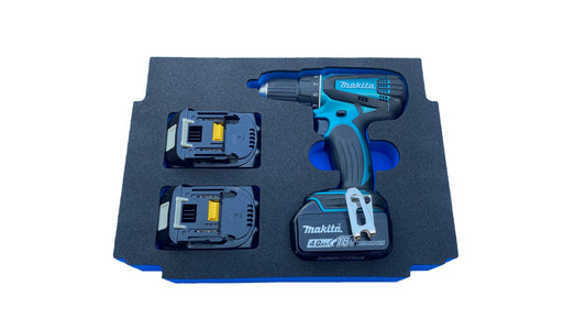 Schaumeinlage für den Makita Akku-Bohrschrauber DDF 456 MakPac Gr. 1-3 - APTEX