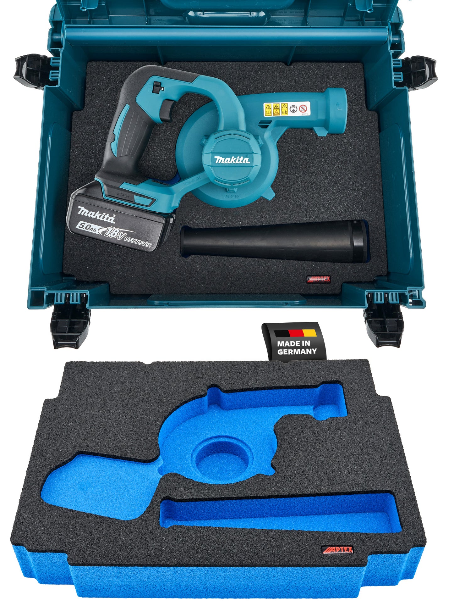 Schaumeinlage für Makita Akku- Gebläse DUB 185 für MakPac Gr. 3.