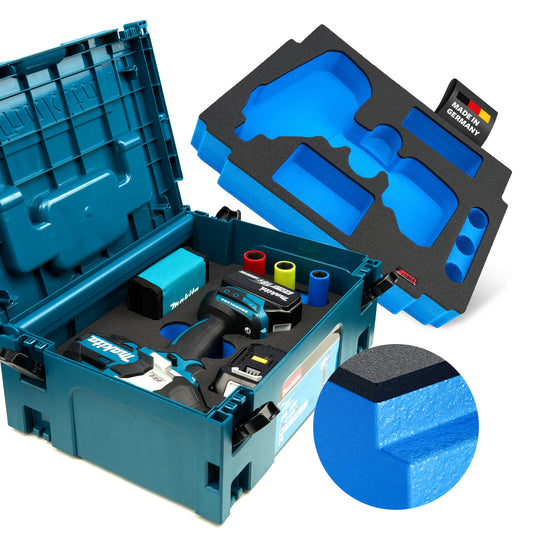 Schaumeinlage für Makita Akku- Schlagschrauber DTW 1002 für MakPac Gr. 2-3.