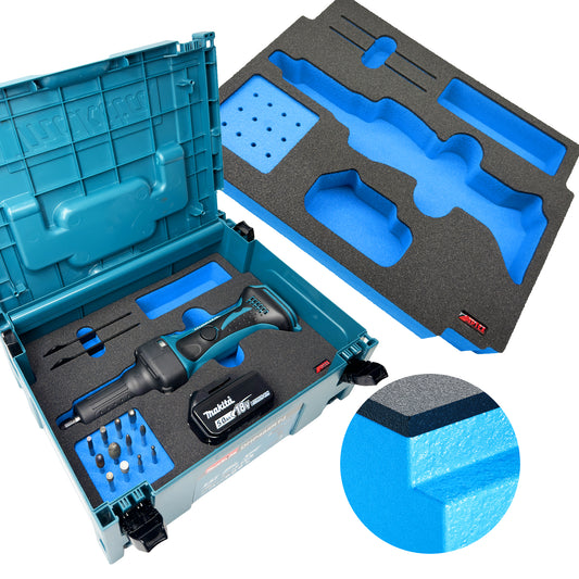 Schaumeinlage für den Makita Akku-Geradschleifer DGD800 für MakPac Gr. 2-3