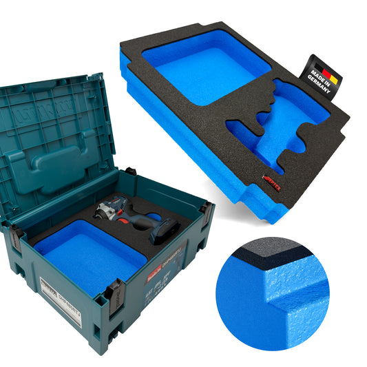 APTEX Bosch GDR 18V-215 Einlage für MakPac Gr.2 – Schlagschrauber Schaumeinlage – Made in Germany