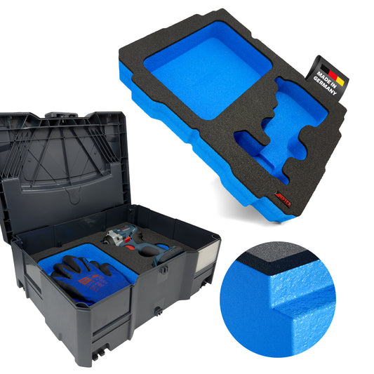 APTEX Bosch GDR 18V-215 Einlage für Systainer T-Loc 2 – Schlagschrauber Schaumeinlage – Made in Germany