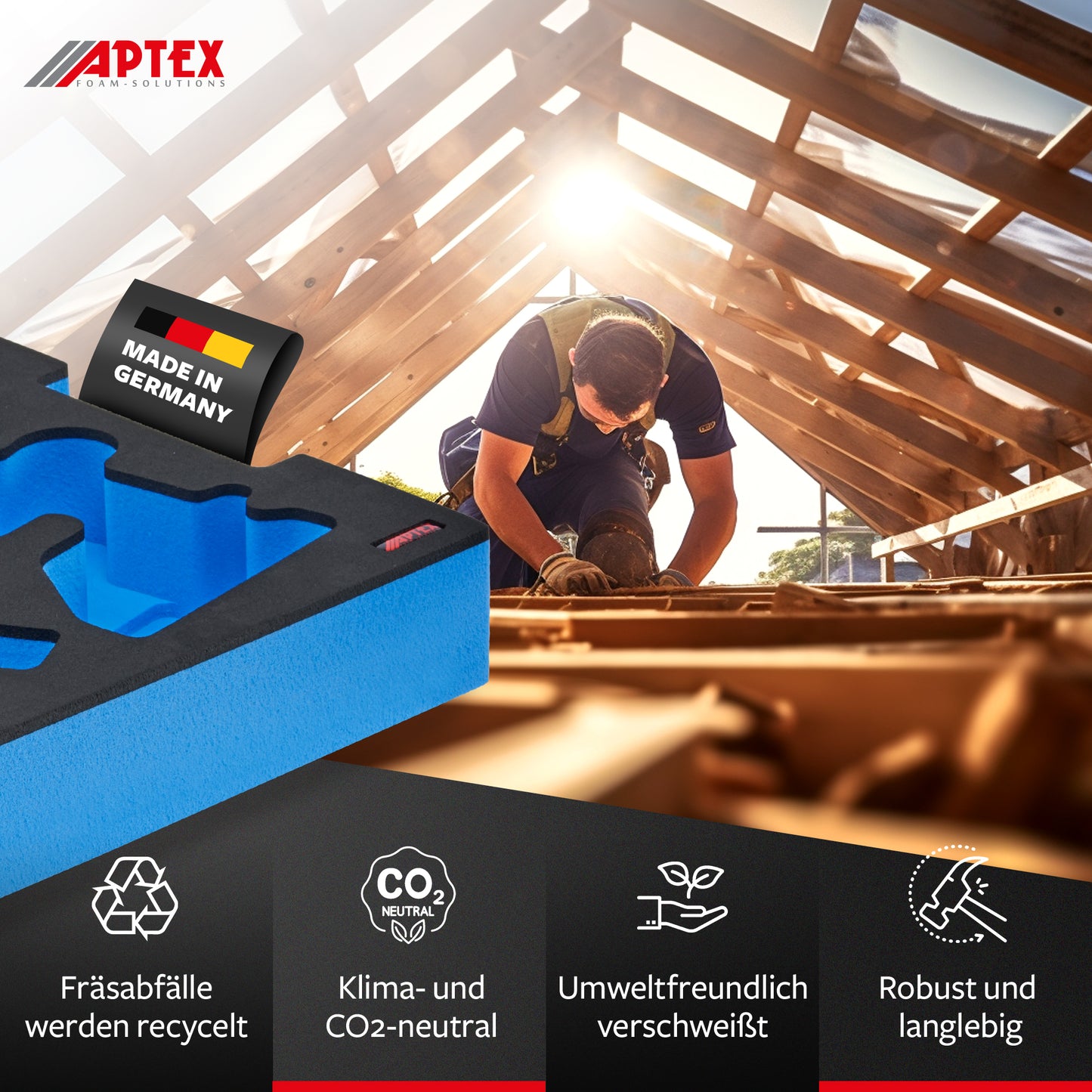 Schaumeinlage Bosch Professional Akku-Schlagbohrschrauber GSB 18V-110C für neue Bosch L-Boxx 136.