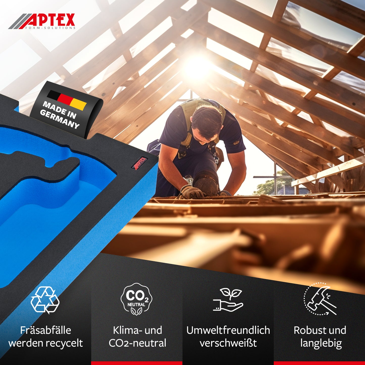 Schaumeinlage Bosch Professional Schlagbohrmaschine GSB 13 RE für neue Bosch L-Boxx 136.