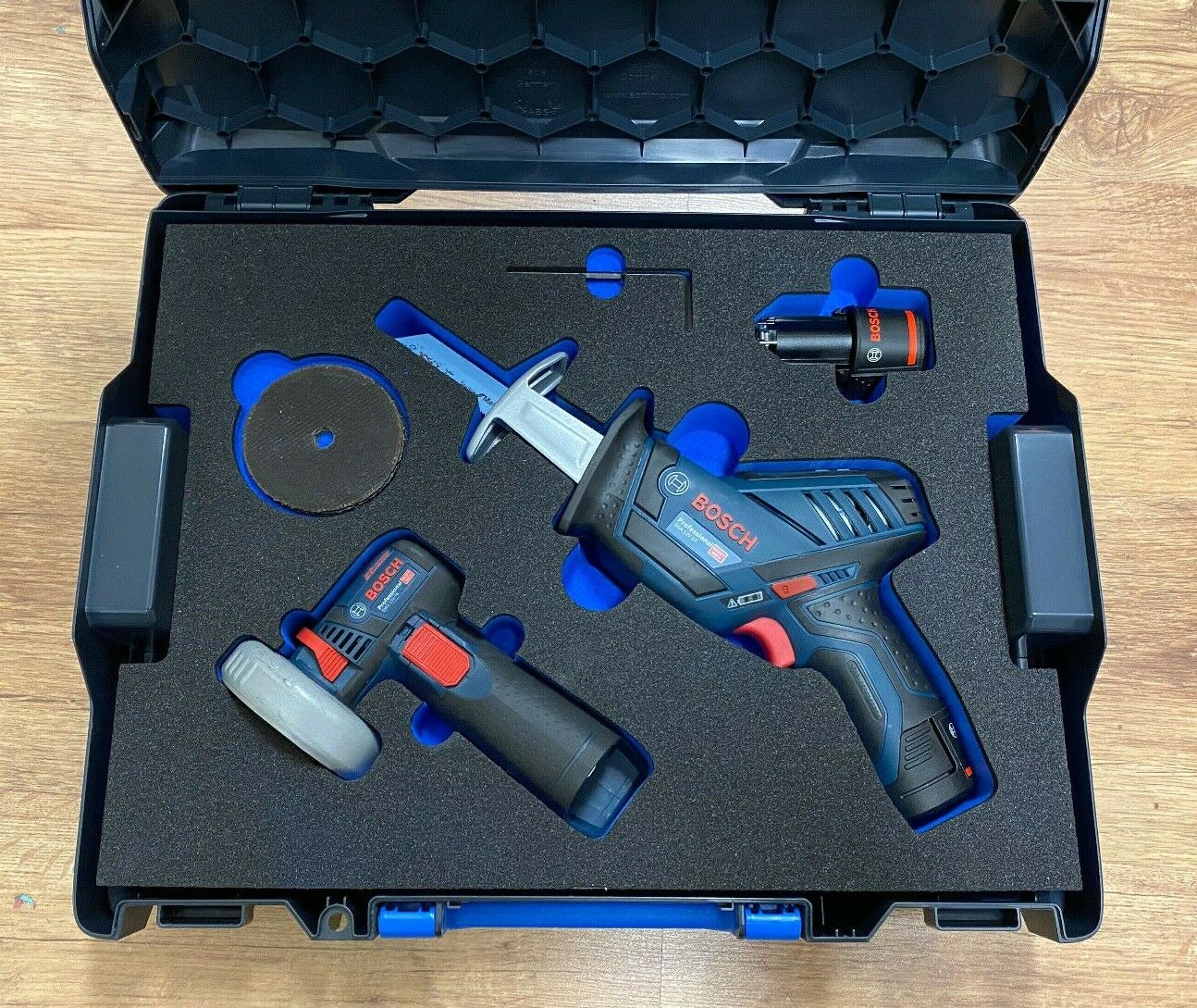 Schaumeinlage für Werkzeugkoffer Bosch oder Sortimo L-Boxx 102 G4, 136 G4, LB4 Koffereinlage - APTEX