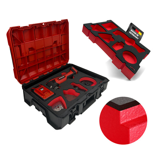 APTEX Einhell Akku-Multifunktionswerkzeug TP-MG 18 Li BL Einlage – Multitool Schaumeinlage – Made in Germany