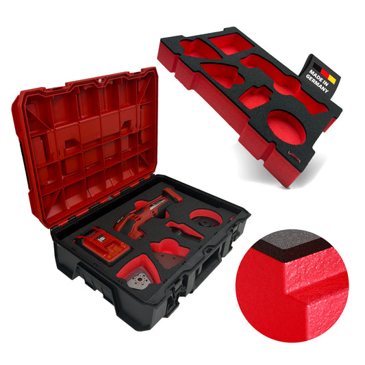 APTEX Einhell Akku-Multifunktionswerkzeug Varrito Einlage – Multitool Schaumeinlage – Made in Germany