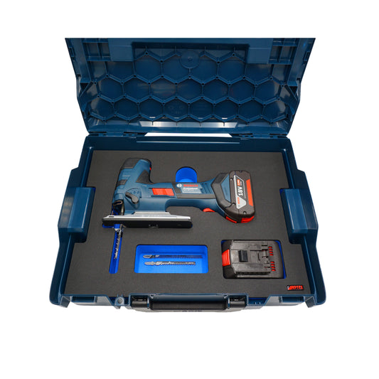 Schaumeinlage für Bosch Professional Akku-Stichsäge GST 18V-Li S für neue Bosch L-Boxx 136.