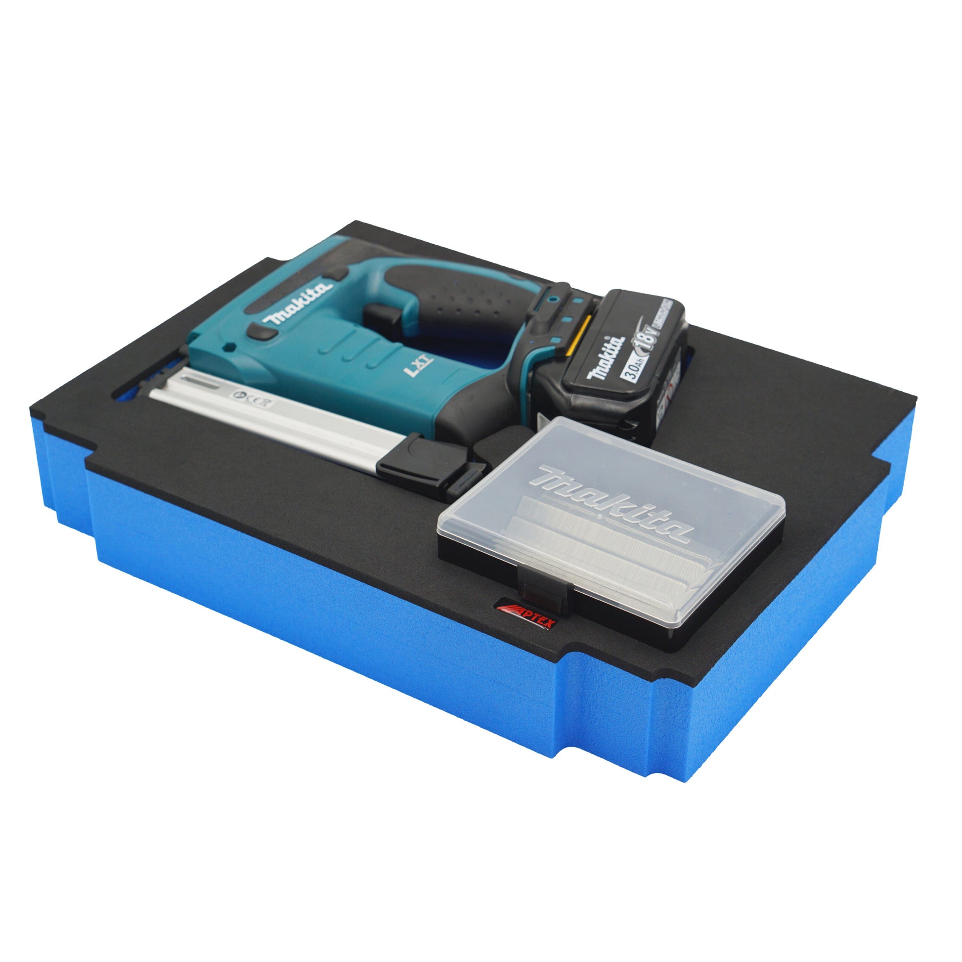 Schaumeinlage für Makita Akku-Tacker DST 221 für MakPac Gr. 2-3 - APTEX