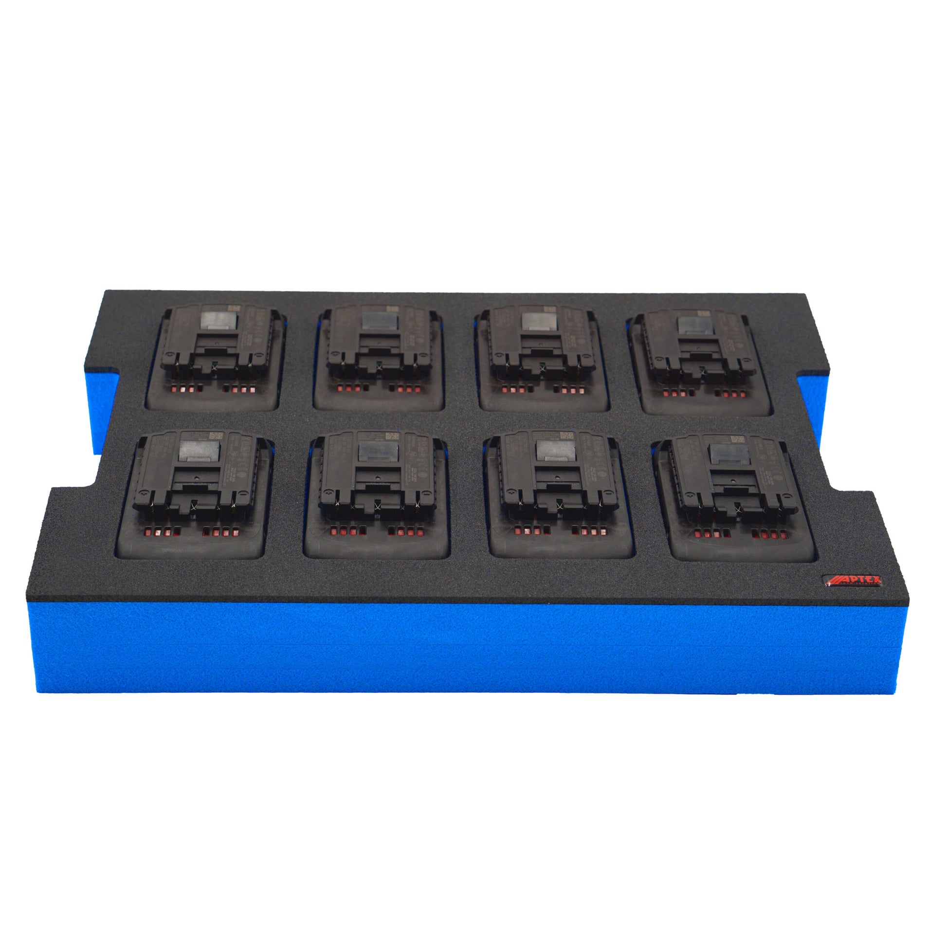 Schaumeinlage für 8x Bosch Akkus ProCore 18V 5.5Ah, 8.0Ah für neue Bosch L-Boxx 102 und 136.