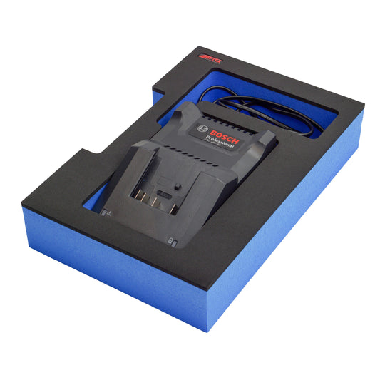 Schaumeinlage für Bosch Ladegerät GAL 18V-40 für halbe neue Bosch L-Boxx 102 und 136.