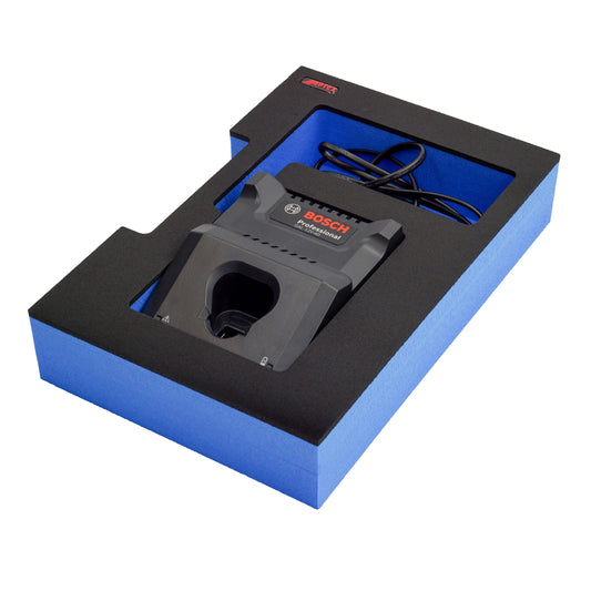 Schaumeinlage für Bosch Ladegerät GAL 12V-40 für halbe neue Bosch L-Boxx 102 und 136.