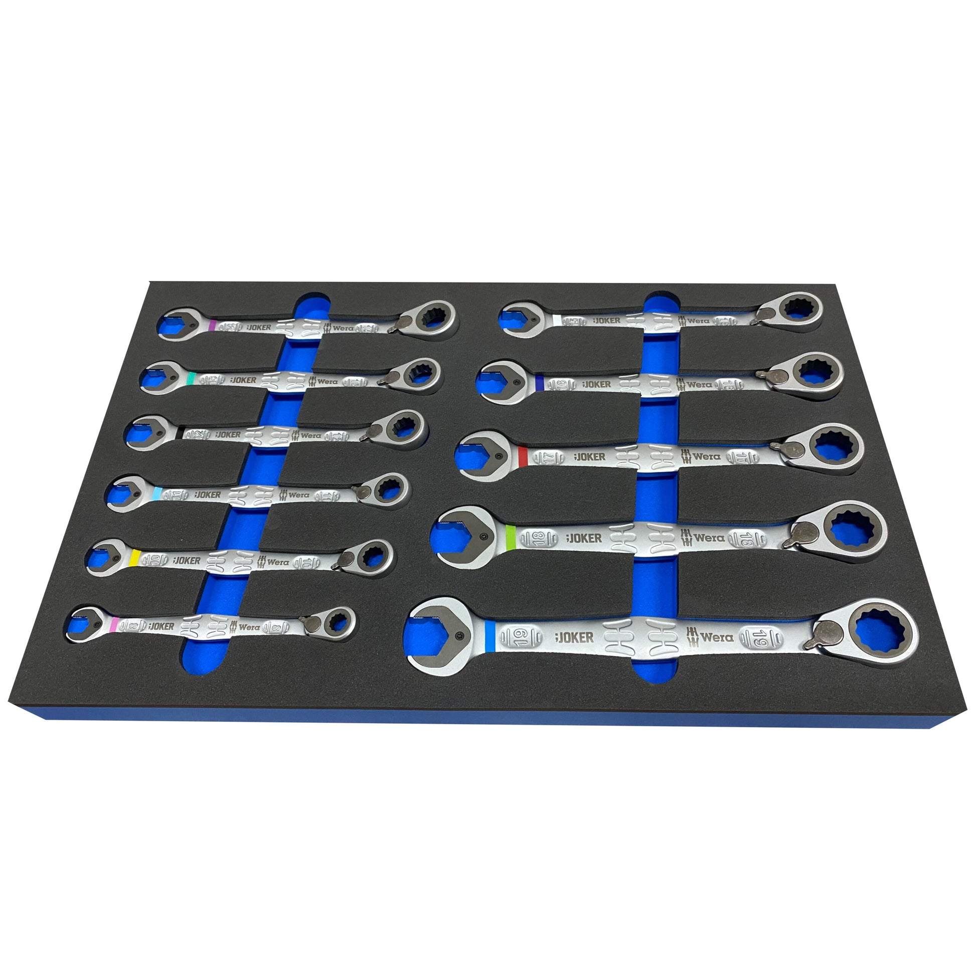 Schaumeinlage für Wera Ring-Ratschenschlüssel Set Joker 6001 Switch 11 teilig 8-19mm - APTEX