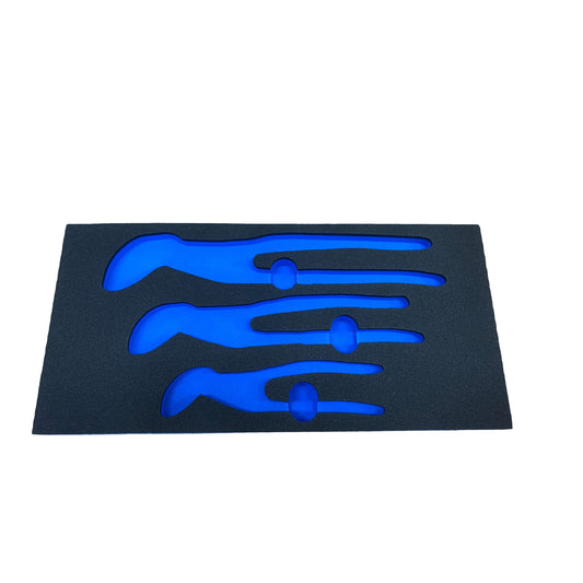 Schaumeinlage für Knipex Wasserpumpenzangen Set Cobra Paket 00 20 09 V02 3 tlg. - APTEX