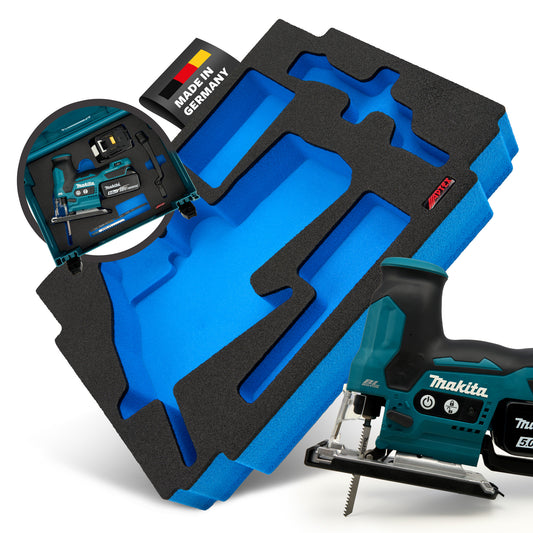 Schaumeinlage für Makita Akku- Pendelhubstichsäge DJV 185 für MakPac Gr. 2-3.
