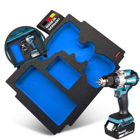 Schaumeinlage für den Makita Akku-Bohrschrauber DDF 489 für MakPac Gr. 1-2