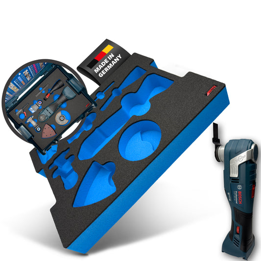 APTEX Bosch GOP 18V-34 Einlage für L-Boxx 136 – Multicutter Schaumeinlage – Made in Germany