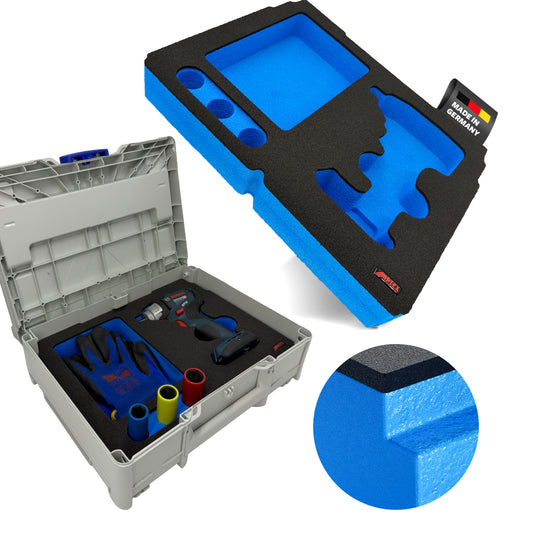 APTEX Bosch GDS 18V-330 HC Einlage für Systainer³ M – Schlagschrauber Schaumeinlage – Made in Germany