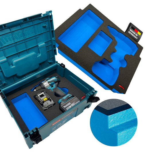 Schaumeinlage für den Makita Akku-Bohrschrauber DDF 489 für MakPac Gr. 1-2