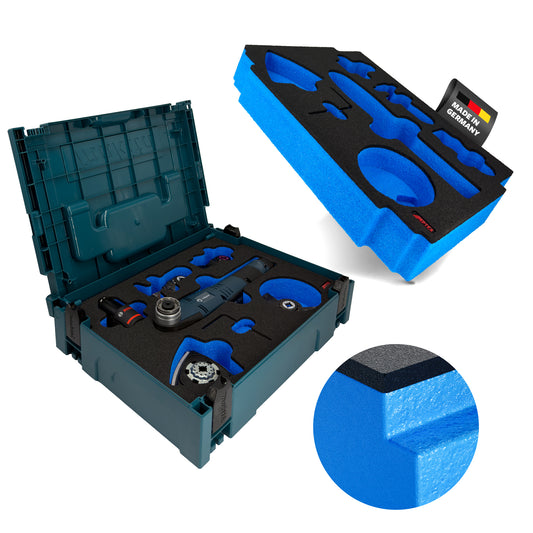 APTEX Bosch GOP 12V-28 Einlage für MakPac Gr. 2 – Multitool Schaumeinlage - Made in Germany