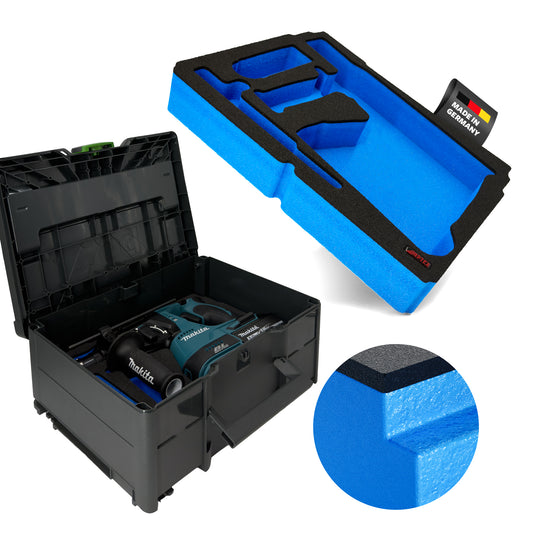 APTEX Makita DHR 243 Einlage für Systainer³ M – Akku-Bohrhammer Schaumeinlage – Made in Germany