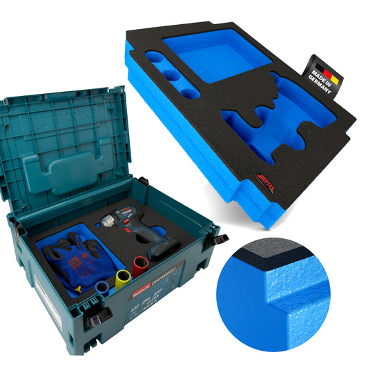 APTEX Bosch GDS 18V-330 HC Einlage für MakPac Gr.2 – Schlagschrauber Schaumeinlage – Made in Germany