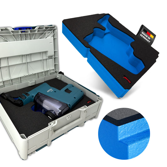 APTEX Makita DX 07 Einlage für Tanos Systainer³ M – Staubabsaugung Schaumeinlage – Made in Germany