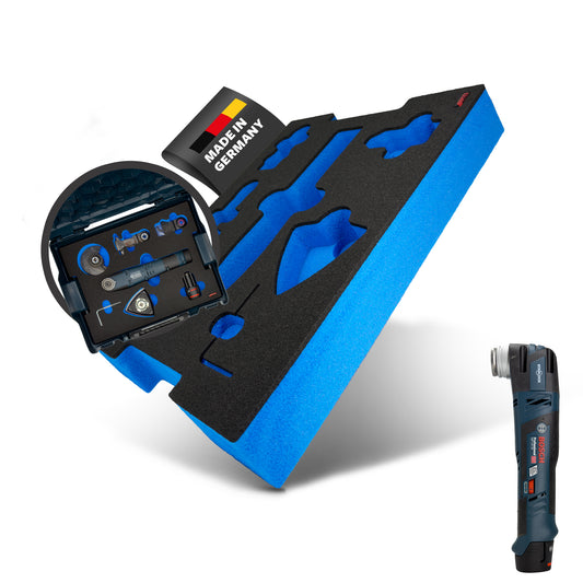 APTEX Bosch GOP 12V-28 Einlage für L-Boxx 136 – Multitool Schaumeinlage - Made in Germany