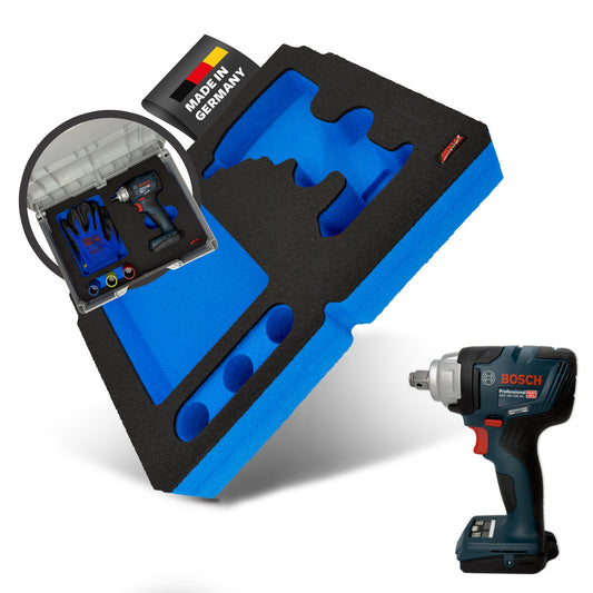 APTEX Bosch GDS 18V-330 HC Einlage für Systainer³ M – Schlagschrauber Schaumeinlage – Made in Germany